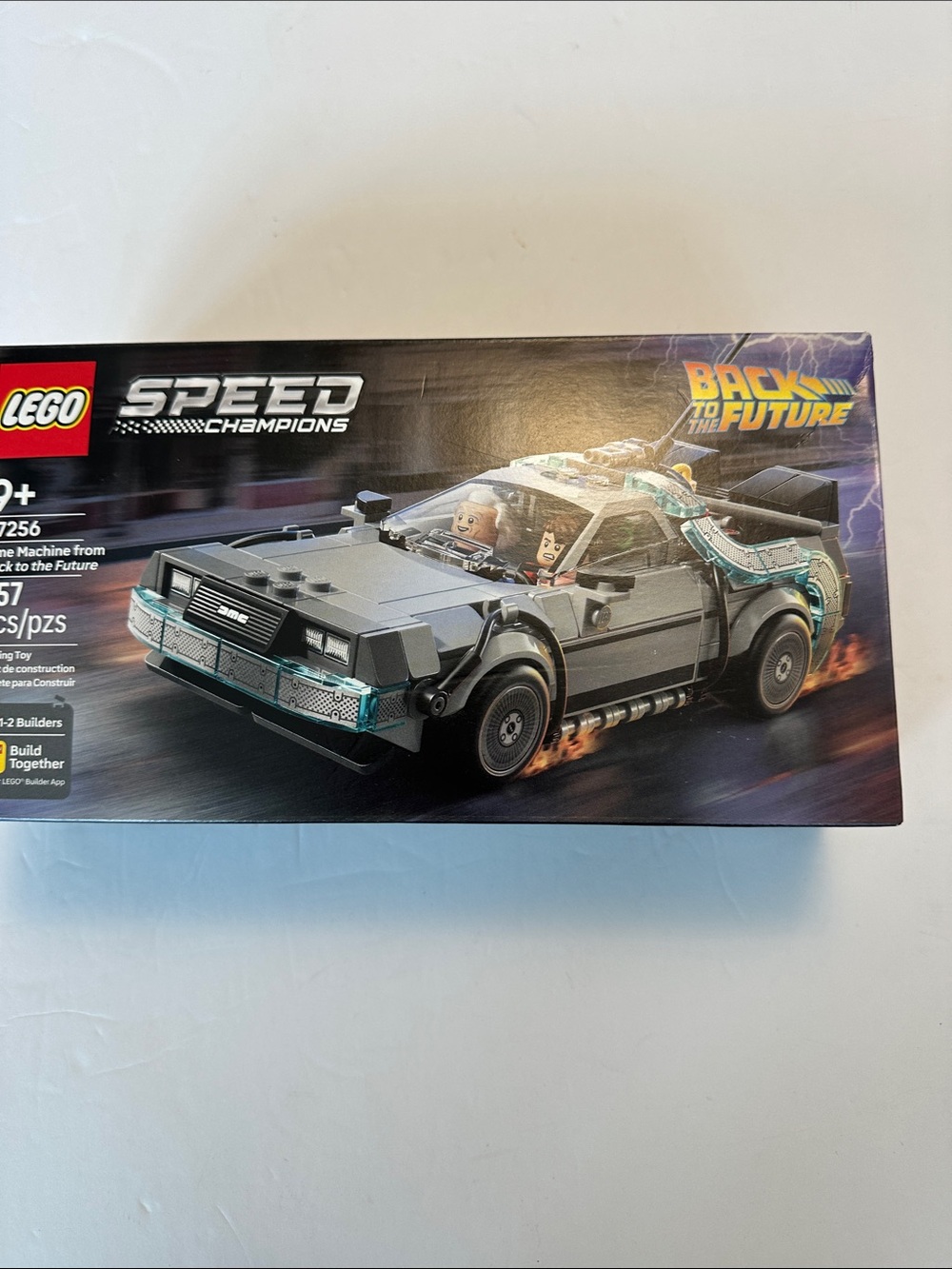 LEGO Back to the Future DeLorean - Gray with Translucent Blue Accents